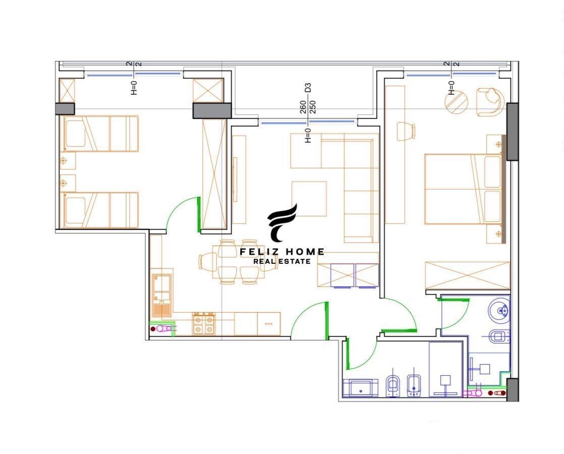 SHITET APARTAMENT,LIBURNA REZIDENCE,GOLEM,128.592 EURO. – Tiranë