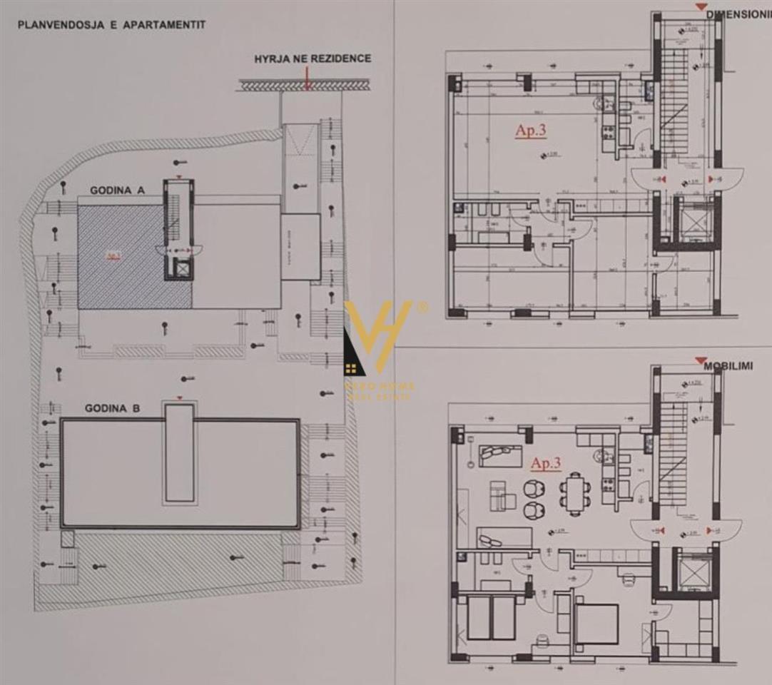 SHITET APARTAMENT 2+1+2 TE KOM ALTEA , NE SAUK 313.128 EURO – Tiranë