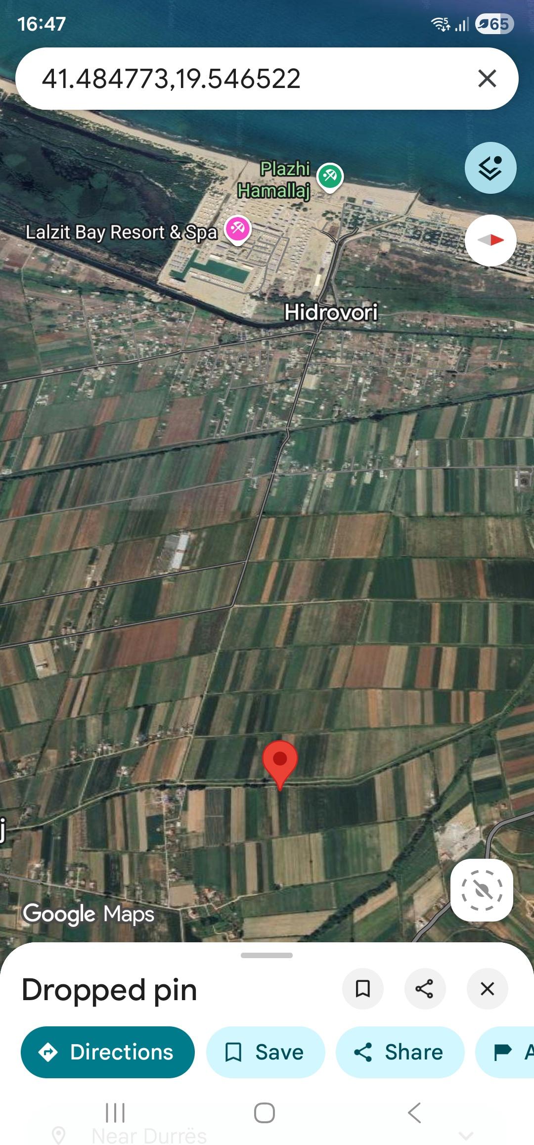 Okazion shitet prona 42000m2 Adresa Hamallaj – Durrës