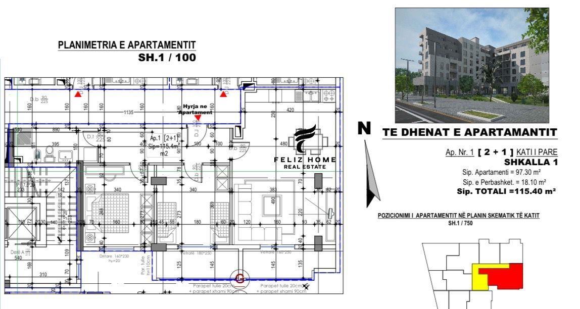 SHITET APARTAMENT 2+1 ASTIR 162.000 EURO – Tiranë