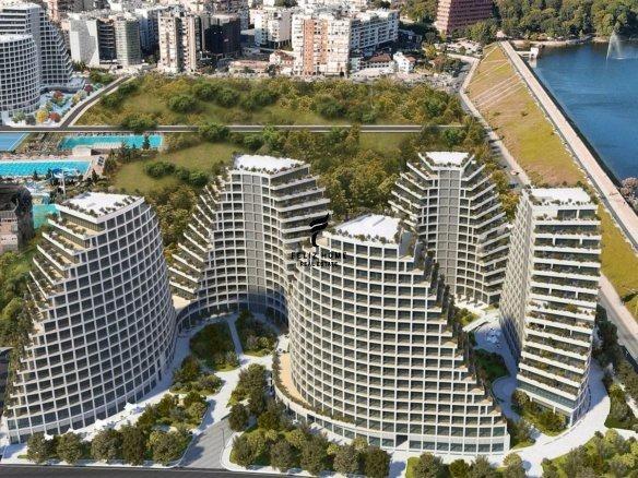 SHITET APARTAMENT 2+1+2 LAKE VIEW 600.000 EURO FH-64480 – Tiranë