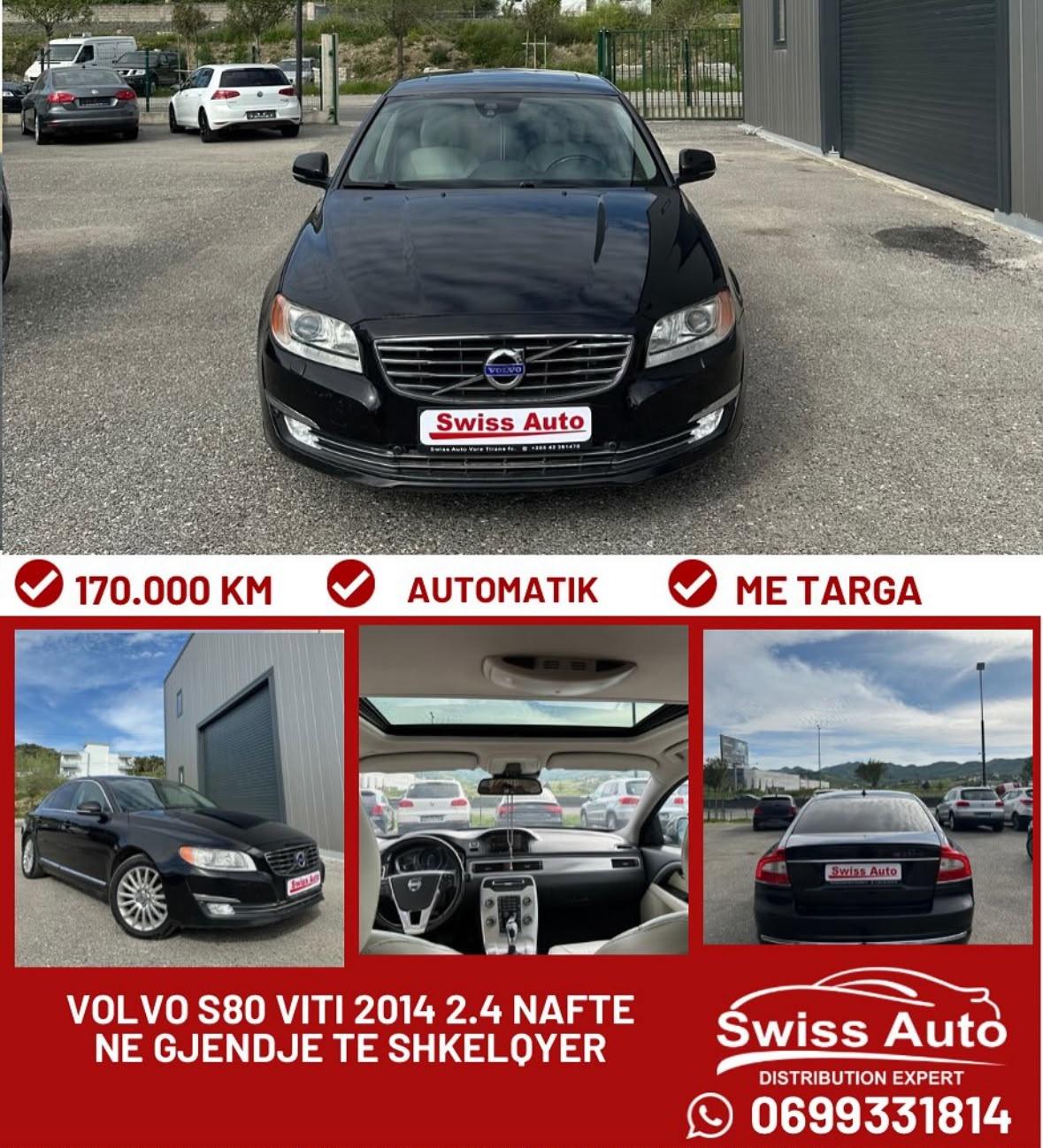 Volvo S80 2.4 D5 Nafte 2014 Automatike – Tiranë - 1